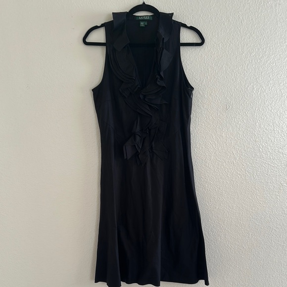 Lauren Ralph Lauren Black Sheath Mini Dress - Picture 1 of 8